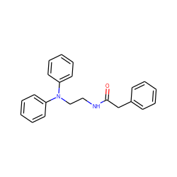 O=C(Cc1ccccc1)NCCN(c1ccccc1)c1ccccc1 ZINC000084758750