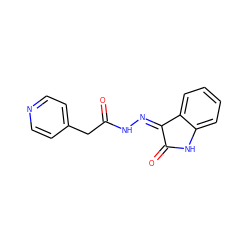 O=C(Cc1ccncc1)N/N=C1\C(=O)Nc2ccccc21 ZINC000072184168