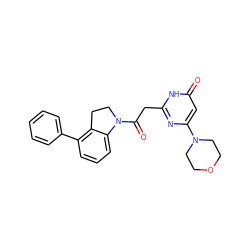 O=C(Cc1nc(N2CCOCC2)cc(=O)[nH]1)N1CCc2c(-c3ccccc3)cccc21 ZINC000103262533