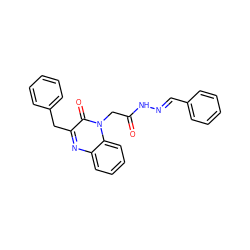 O=C(Cn1c(=O)c(Cc2ccccc2)nc2ccccc21)N/N=C/c1ccccc1 ZINC000299859027