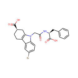 O=C(Cn1c2c(c3cc(Br)ccc31)CC[C@@H](C(=O)O)C2)N[C@@H](Cc1ccccc1)C(=O)O ZINC000098208319