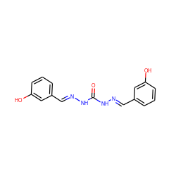 O=C(N/N=C/c1cccc(O)c1)N/N=C/c1cccc(O)c1 ZINC000000171951