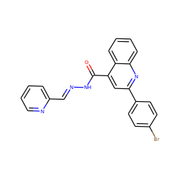 O=C(N/N=C/c1ccccn1)c1cc(-c2ccc(Br)cc2)nc2ccccc12 ZINC000002358626