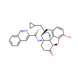 O=C(N[C@@]12CCC(=O)[C@@H]3Oc4c(O)ccc5c4[C@@]31CCN(CC1CC1)[C@@H]2C5)c1cc2ccccc2cn1 ZINC000096906869