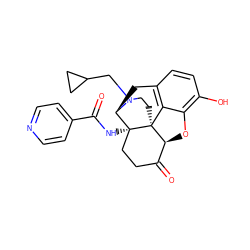 O=C(N[C@@]12CCC(=O)[C@@H]3Oc4c(O)ccc5c4[C@@]31CCN(CC1CC1)[C@@H]2C5)c1ccncc1 ZINC000096906875