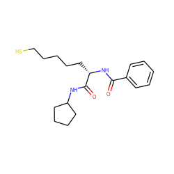 O=C(N[C@@H](CCCCCS)C(=O)NC1CCCC1)c1ccccc1 ZINC000014969999