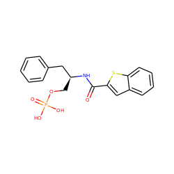 O=C(N[C@@H](COP(=O)(O)O)Cc1ccccc1)c1cc2ccccc2s1 ZINC000039306102