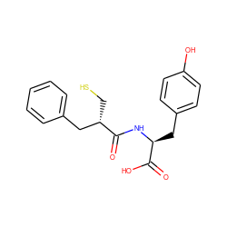 O=C(N[C@@H](Cc1ccc(O)cc1)C(=O)O)[C@@H](CS)Cc1ccccc1 ZINC000013735587