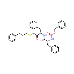 O=C(N[C@@H](Cc1ccccc1)C(=O)N[C@@H](Cc1ccccc1)C(=O)CSCCCc1ccccc1)OCc1ccccc1 ZINC000026817070