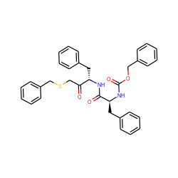 O=C(N[C@@H](Cc1ccccc1)C(=O)N[C@@H](Cc1ccccc1)C(=O)CSCc1ccccc1)OCc1ccccc1 ZINC000026820947