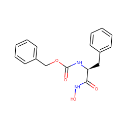 O=C(N[C@@H](Cc1ccccc1)C(=O)NO)OCc1ccccc1 ZINC000038882403