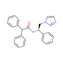 O=C(N[C@@H](Cn1ccnc1)c1ccccc1)C(c1ccccc1)c1ccccc1 ZINC000013741262