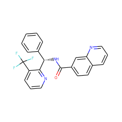 O=C(N[C@@H](c1ccccc1)c1ncccc1C(F)(F)F)c1ccc2cccnc2c1 ZINC000205236150