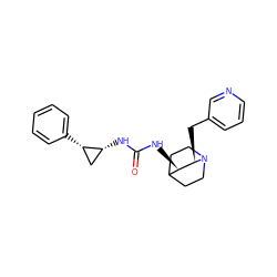 O=C(N[C@@H]1C[C@@H]1c1ccccc1)N[C@@H]1C2CCN(CC2)[C@@H]1Cc1cccnc1 ZINC000028523660
