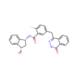 O=C(N[C@@H]1C[C@H](O)c2ccccc21)c1cc(Cc2n[nH]c(=O)c3ccccc23)ccc1F ZINC000095583664