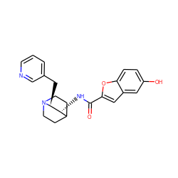 O=C(N[C@@H]1C2CCN(CC2)[C@H]1Cc1cccnc1)c1cc2cc(O)ccc2o1 ZINC000095575012