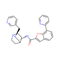 O=C(N[C@@H]1C2CCN(CC2)[C@H]1Cc1cccnc1)c1cc2cccc(-c3ccccn3)c2o1 ZINC000095580418