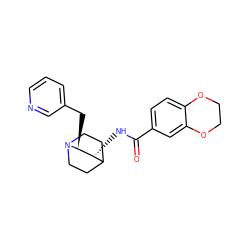 O=C(N[C@@H]1C2CCN(CC2)[C@H]1Cc1cccnc1)c1ccc2c(c1)OCCO2 ZINC000095573963