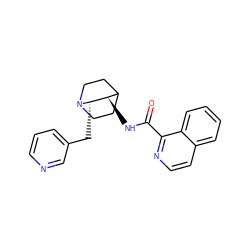 O=C(N[C@@H]1C2CCN(CC2)[C@H]1Cc1cccnc1)c1nccc2ccccc12 ZINC000095578553