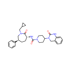 O=C(N[C@@H]1CC[C@@H](c2ccccc2)CN(CC2CC2)C1=O)N1CCC(N2Cc3ccccc3NC2=O)CC1 ZINC000028824308