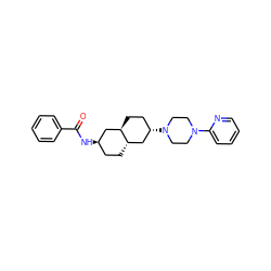 O=C(N[C@@H]1CC[C@H]2C[C@@H](N3CCN(c4ccccn4)CC3)CC[C@@H]2C1)c1ccccc1 ZINC000018178875