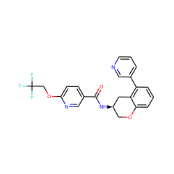 O=C(N[C@@H]1COc2cccc(-c3cccnc3)c2C1)c1ccc(OCC(F)(F)F)nc1 ZINC000084728266