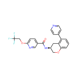O=C(N[C@@H]1COc2cccc(-c3ccncc3)c2C1)c1ccc(OCC(F)(F)F)nc1 ZINC000084728141