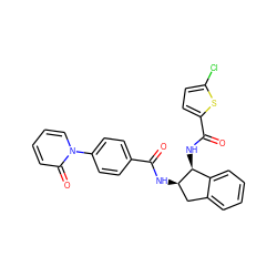 O=C(N[C@@H]1Cc2ccccc2[C@@H]1NC(=O)c1ccc(Cl)s1)c1ccc(-n2ccccc2=O)cc1 ZINC000028826164