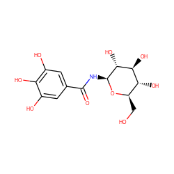 O=C(N[C@@H]1O[C@H](CO)[C@@H](O)[C@H](O)[C@H]1O)c1cc(O)c(O)c(O)c1 ZINC000103255487