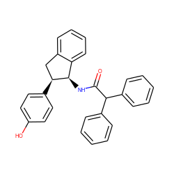 O=C(N[C@@H]1c2ccccc2C[C@@H]1c1ccc(O)cc1)C(c1ccccc1)c1ccccc1 ZINC000003784031