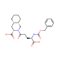 O=C(N[C@H](CCC(=O)N1C[C@H]2CCCC[C@H]2C[C@H]1C(=O)O)C(=O)O)OCc1ccccc1 ZINC000029343277