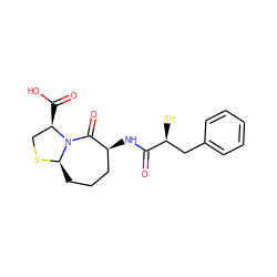 O=C(N[C@H]1CCC[C@H]2SC[C@@H](C(=O)O)N2C1=O)[C@@H](S)Cc1ccccc1 ZINC000011688678