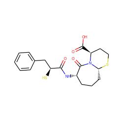 O=C(N[C@H]1CCC[C@H]2SCC[C@H](C(=O)O)N2C1=O)[C@@H](S)Cc1ccccc1 ZINC000027866522