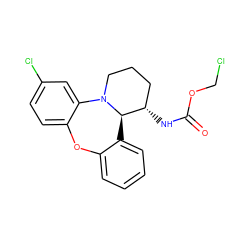 O=C(N[C@H]1CCCN2c3cc(Cl)ccc3Oc3ccccc3[C@H]12)OCCl ZINC000029037460