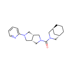 O=C(N1C[C@H]2CCC[C@@H](C2)C1)N1C[C@@H]2CN(c3ccccn3)C[C@@H]2C1 ZINC000101695023