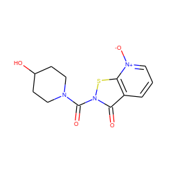 O=C(N1CCC(O)CC1)n1sc2c(ccc[n+]2[O-])c1=O ZINC001772641481