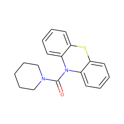 O=C(N1CCCCC1)N1c2ccccc2Sc2ccccc21 ZINC000000091249