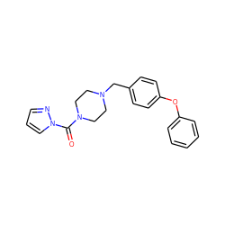 O=C(N1CCN(Cc2ccc(Oc3ccccc3)cc2)CC1)n1cccn1 ZINC000299834209