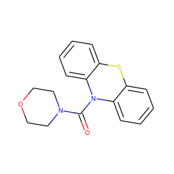 O=C(N1CCOCC1)N1c2ccccc2Sc2ccccc21 ZINC000000091251