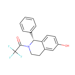 O=C(N1CCc2cc(O)ccc2[C@H]1c1ccccc1)C(F)(F)F ZINC000012353803