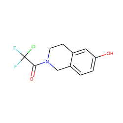 O=C(N1CCc2cc(O)ccc2C1)C(F)(F)Cl ZINC000071315822