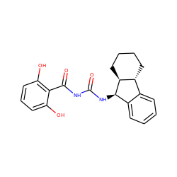 O=C(NC(=O)c1c(O)cccc1O)N[C@@H]1c2ccccc2[C@H]2CCCC[C@@H]21 ZINC000653794444