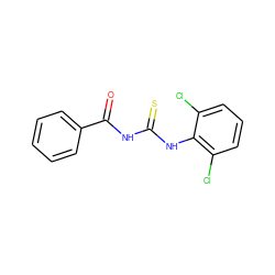 O=C(NC(=S)Nc1c(Cl)cccc1Cl)c1ccccc1 ZINC000000084406