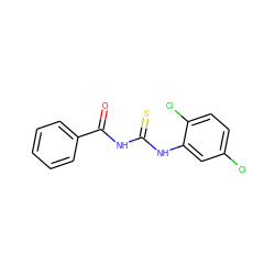 O=C(NC(=S)Nc1cc(Cl)ccc1Cl)c1ccccc1 ZINC000005848817