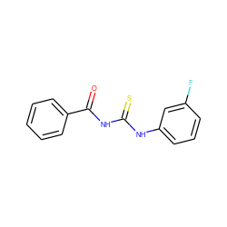 O=C(NC(=S)Nc1cccc(F)c1)c1ccccc1 ZINC000000440253