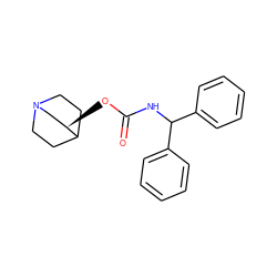 O=C(NC(c1ccccc1)c1ccccc1)O[C@@H]1CN2CCC1CC2 ZINC000013674420