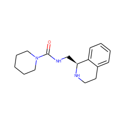 O=C(NC[C@@H]1NCCc2ccccc21)N1CCCCC1 ZINC000312283506