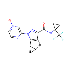 O=C(NC1(C(F)(F)F)CC1)c1nn(-c2c[n+]([O-])ccn2)c2c1C[C@@H]1C[C@H]21 ZINC000141773716