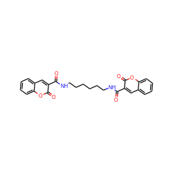 O=C(NCCCCCCNC(=O)c1cc2ccccc2oc1=O)c1cc2ccccc2oc1=O ZINC000002472063