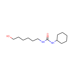 O=C(NCCCCCCO)NC1CCCCC1 ZINC000013493676